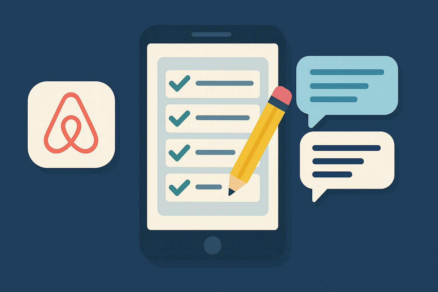 free airbnb message template